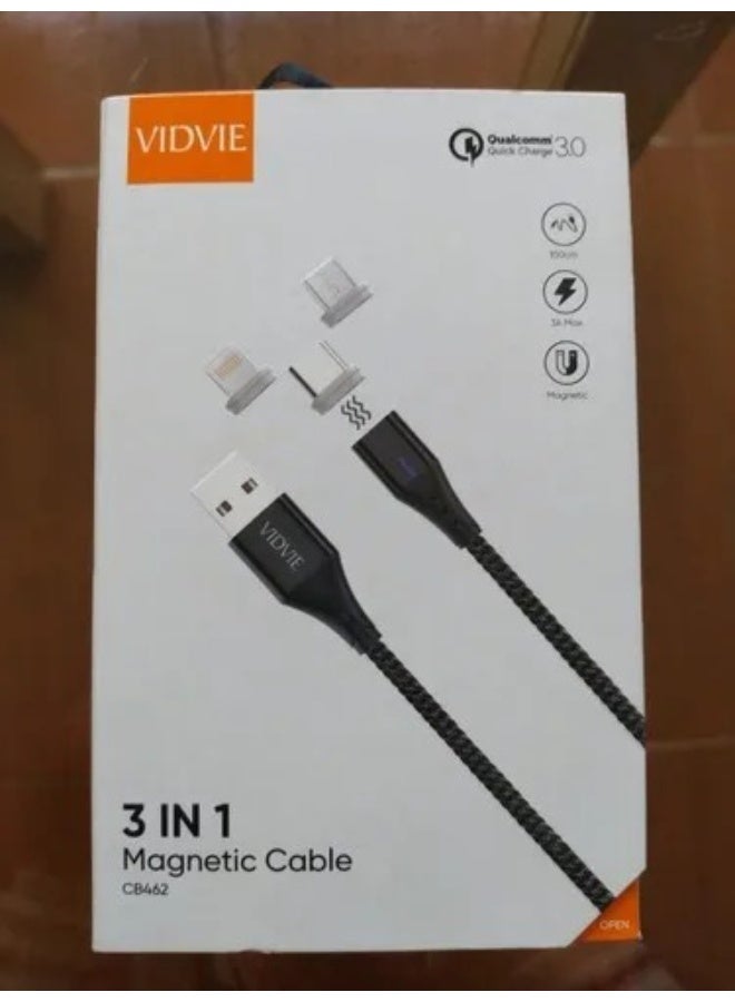 Vidvie USB To Type-C Data Sync And Charging Cable Black - Image 2